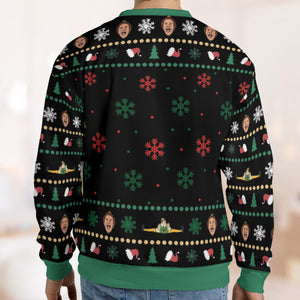 Who Needs A Hug ELF Ugly Christmas Sweatshirt