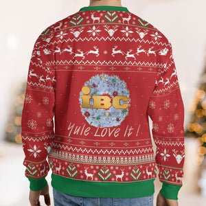 Lee Majors The Night the Reindeer Died Ugly Christmas Sweatshirt