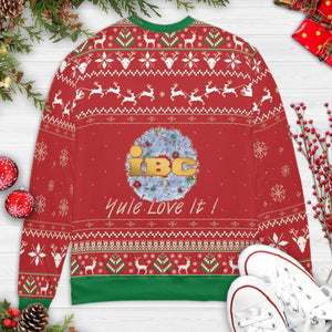 Lee Majors The Night the Reindeer Died Ugly Christmas Sweatshirt