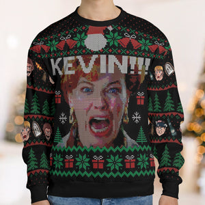 Kevin!!! Home Alone Ugly Christmas Sweatshirt