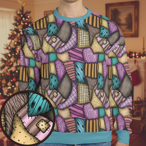 Sally Patches The Nightmare Before Christmas All-over Print Sweatshirt