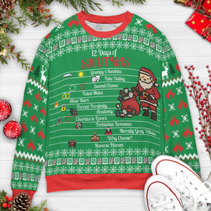 12 Days of Smutmas Romantasy Ugly Christmas Sweatshirt