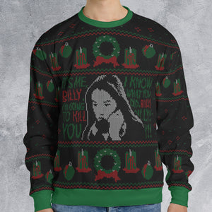 It's me, Billy Ugly Christmas Sweatshirt