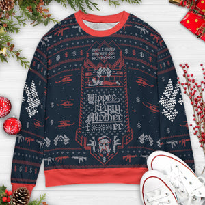 Ho Ho Ho Die Hard Ugly Christmas Sweatshirt