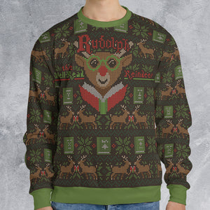 Rudolph Ugly Christmas Sweatshirt