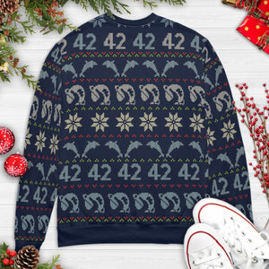 42 Marvin Don't Talk To Me The Hitchhiker's Guide to the GalaxyUgly Christmas Sweatshirt