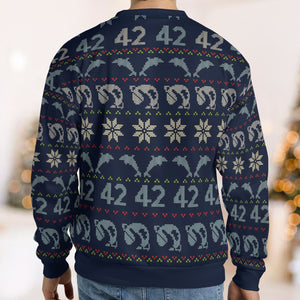 42 Marvin Don't Talk To Me The Hitchhiker's Guide to the GalaxyUgly Christmas Sweatshirt