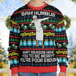 Bah! Humbug Dab Ugly Christmas Sweatshirt