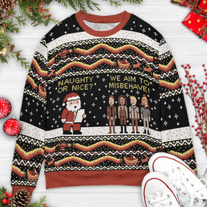 We Aim to Misbehave Firefly Ugly Christmas Sweatshirt