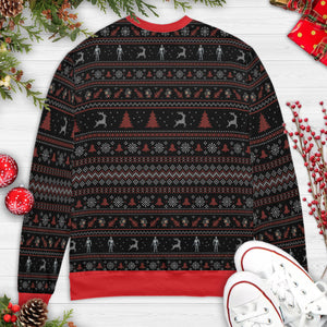 I'm Back Terminator Christmas Ugly Christmas Sweatshirt