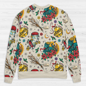 Naughty Krampus Christmas All-over Print Sweatshirt