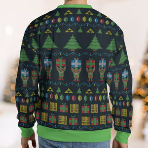 The Legend Of Christmas The Legend of Zelda Ugly Christmas Sweatshirt