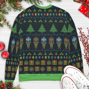 The Legend Of Christmas The Legend of Zelda Ugly Christmas Sweatshirt