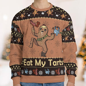 Tart Toter Gingerbread Adventure Time Ugly Christmas Sweatshirt