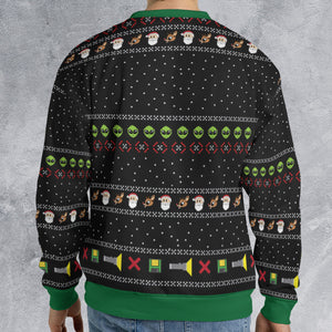 Santa is Out There Ugly Christmas Sweatshirt
