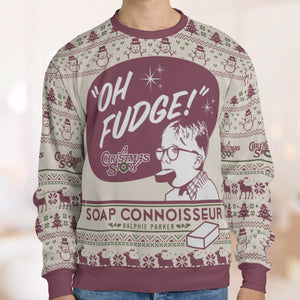 Soap Connoisseur A Christmas Story Ugly Christmas Sweatshirt