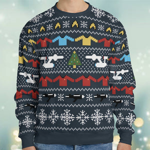 Vulcan Greetings Star Trek Ugly Christmas Sweatshirt