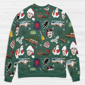 Clark Griswold National Lampoon's Christmas Vacation All-over Print Sweatshirt