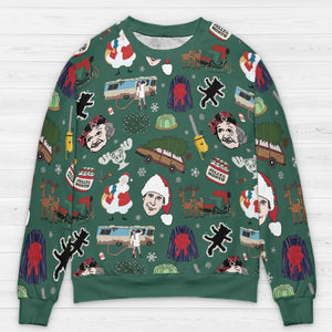 Clark Griswold National Lampoon's Christmas Vacation All-over Print Sweatshirt