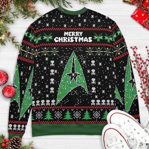 Merry Starfleet Star Trek Ugly Christmas Sweatshirt