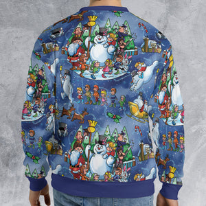 Winter Buddies Frosty the Snowman All-over Print Sweatshirt