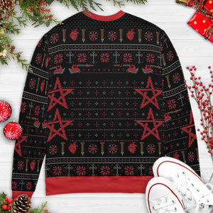 Slay Bells Ring Buffy the Vampire Slayer Ugly Christmas Sweatshirt