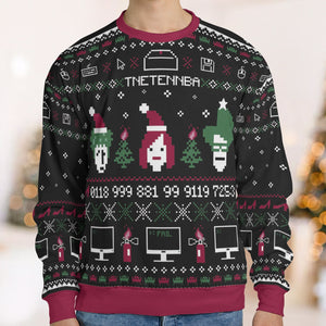 The Xmas Crowd The IT Crowd Ugly Christmas Sweatshirt