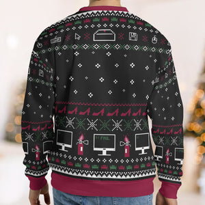 The Xmas Crowd The IT Crowd Ugly Christmas Sweatshirt