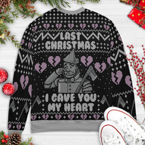 Heartbreaker The Tin Man The Wizard of Oz Ugly Christmas Sweatshirt