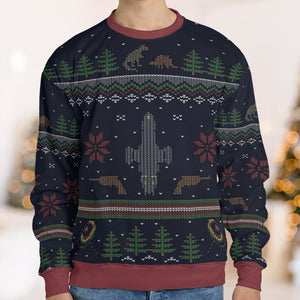 Shiny Xmas Firefly Ugly Christmas Sweatshirt
