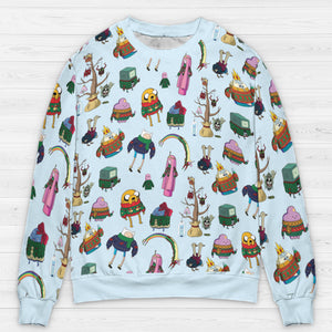 Ugly Sweater Adventure Time All-over Print Sweatshirt