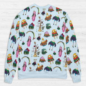 Ugly Sweater Adventure Time All-over Print Sweatshirt