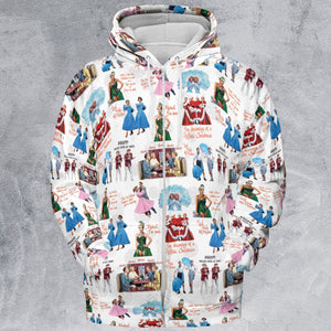 White Christmas All-over Print Hoodie