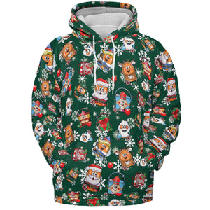 Xmas Classic Rudolph Nugget All-over Print Hoodie