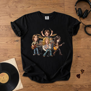 Led Zeppelin Vintage Rock Band Graphic T-Shirt Classic Music Fan Tee