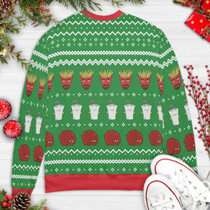 It Don't Matter Aqua Teen Hunger Force Ugly Christmas Sweatshirt