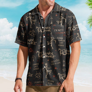 My Chemical Romance Hawaiian Shirt - Unisex Black Parade Soldier Summer Button Up