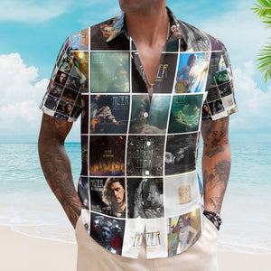 Hozier Hawaiian Shirt – Artistic Album Collage Indie Folk Style