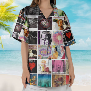 The Smashing Pumpkins Album Collage Hawaiian Shirt – Rock Music Band Fan Shirt