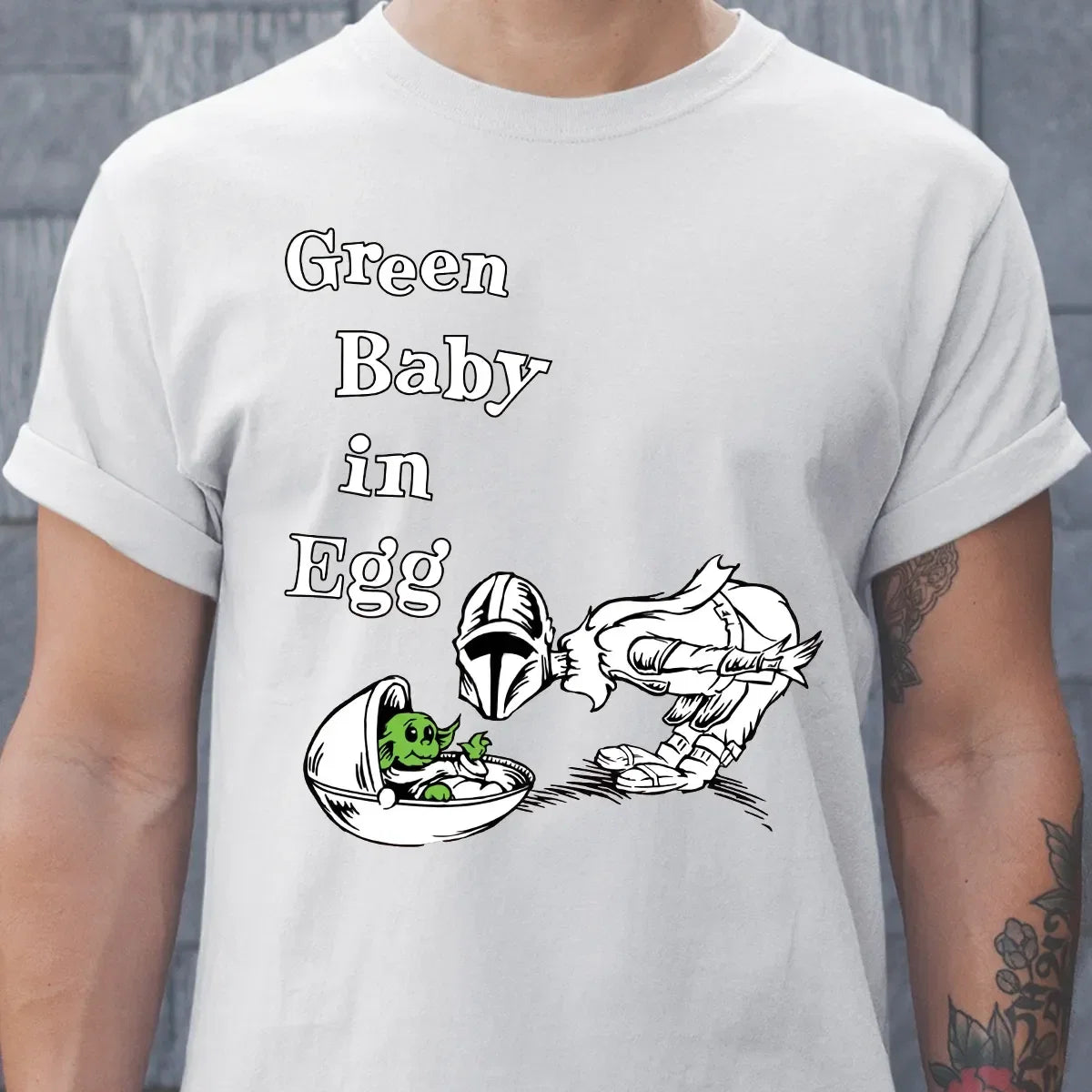 Green Baby in Egg Classic Unisex T-Shirt