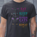 Eat Sleep Warrior Cats Repeat Funny Cat Warrior Hoodie Classic Unisex T-Shirt