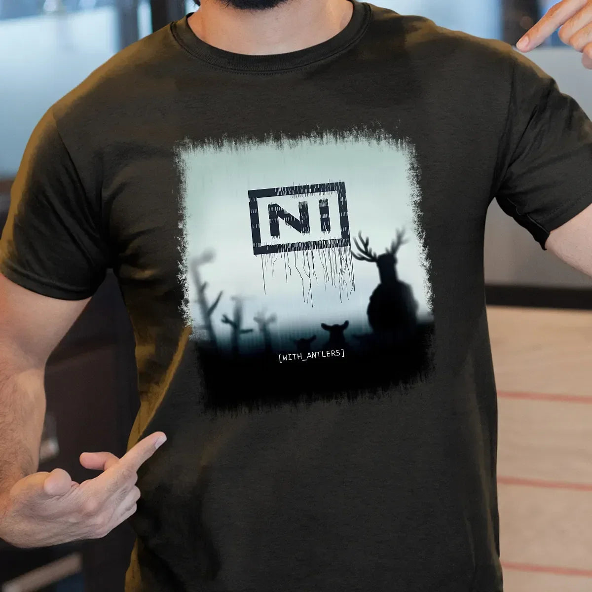 Ni With Antlers Classic Unisex T-Shirt