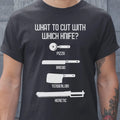 Cut With Which Knife Classic Unisex T-Shirt