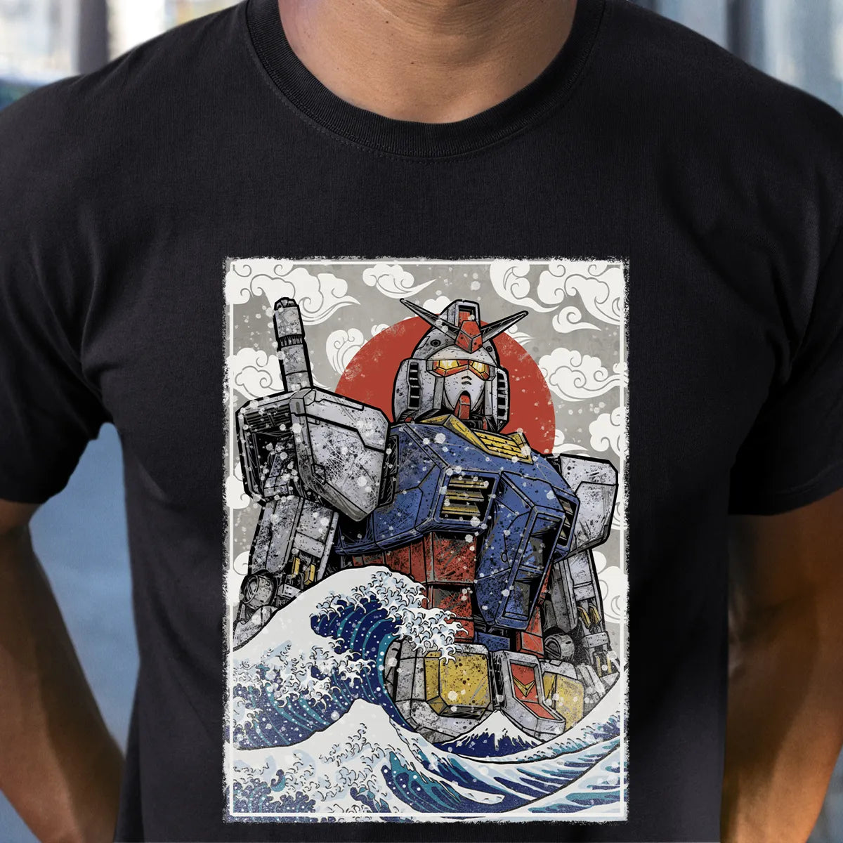 Great Wave Off Gundam Classic Unisex T-Shirt