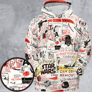Star Wars All Funny Quotes All-over Print Hoodie
