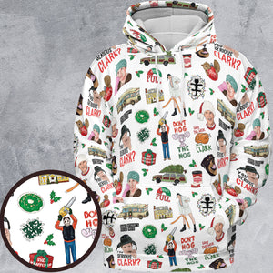 National Lampoon's Christmas Vacation Pattern All-over Print Hoodie