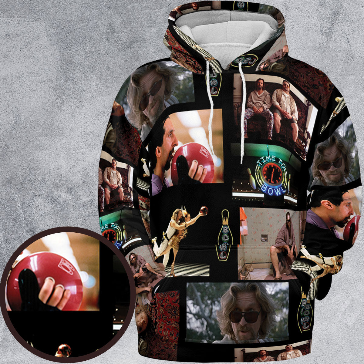 The Big Lebowski Famous Scenes All-over Print Hoodie