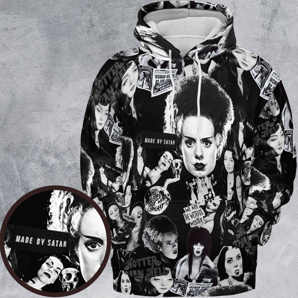 Horror Ladies Slay Collage Classic Horror Movies All-over Print Hoodie