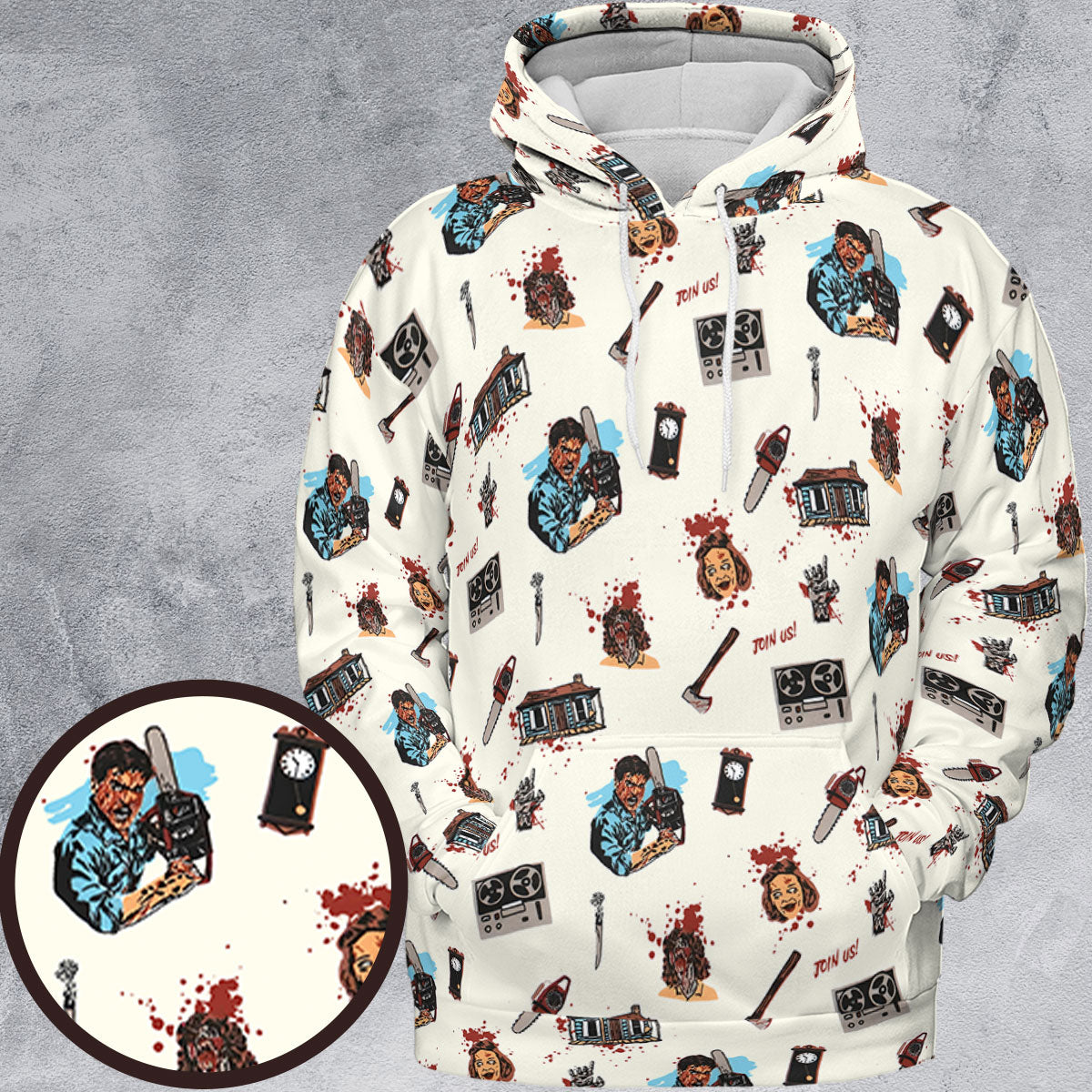 Supernatural Horror Evil Dead Halloween All-over Print Hoodie