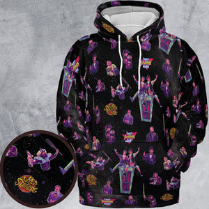Wyld Stallyns Bill and Ted's Excellent Adventure Character All-over Print Hoodie